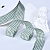 1"(25mm)Gingham Ribbon A072 лента атласная в мелкую клетку 10 ярдов оливковая