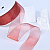 1-1/2"(38mm)Organza  Ribbon 1099лента органза перламутровая 70 ярдов терракотовая