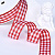 1"(25mm)Gingham Ribbon A313