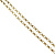 Цепочки родиевое покрытие 10.9*6.3 мм золото 1 м 224175 Korea
