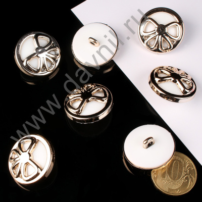 К106-168Ф белая в золотой оправе К106-168Ф белая в золотой оправе