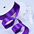 1"(25mm)Single Face Satin Ribbon 465 односторонняя сатиновая лента 10 ярдов фиолетовая
