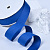 1"(25mm)Cotton Ribbon 350 хлопковая лента 19 ярдов синяя