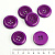 Пуговица 25 мм фиолетовая 10 шт 