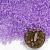 Бисер калиброванный 12/0 450 гр хамелеон сиреневый 445