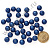 Бусины матовые d=10 мм 100 г синие 55