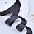 1"(25mm)Grosgrain ribbon 077 репсовая лента 23 ярда тёмно серая