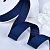 1"(25mm)Grosgrain ribbon 370 репсовая лента 23 ярда тёмно синяя