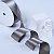 1 1/2"(38mm)Single Face Satin Ribbon 017 односторонняя сатиновая лента 10 ярдов серая