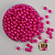 Бусины под жемчуг "Круг" d=10 мм 400 г фуксия L19