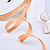 3/8"(9mm)Grosgrain ribbon 690 репсовая лента 23 ярда персиковая