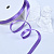 3/8"(9mm)Single Face Satin Ribbon 463 односторонняя сатиновая лента 10 ярдов сиреневая