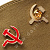 Значок Серп и молот 10 шт 