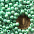 Бусины акрил глянцевые d=6 мм 100 г зелёные 79