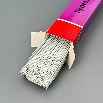 Герберная проволока 1,2 мм 40 см 1 кг белая