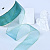 1-1/2"(38mm)Organza  Ribbon 4030лента органза перламутровая 70 ярдов морская волна