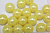 Бусины под жемчуг "Круг" d=16 мм 50 г желтые