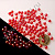 Бусины акрил гранёные круглые хамелион d=8 мм 50 гр красные