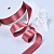 1"(25mm)Single Face Satin Ribbon 141 односторонняя сатиновая лента 10 ярдов терракотовая