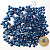 Полубусины под жемчуг клеевые 6 мм 50 гр синие
