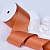 2"(50mm)Grosgrain ribbon 743 репсовая лента 23 ярда терракотовая