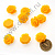 Кабошон "Розочка" 20 мм 500 шт желтый