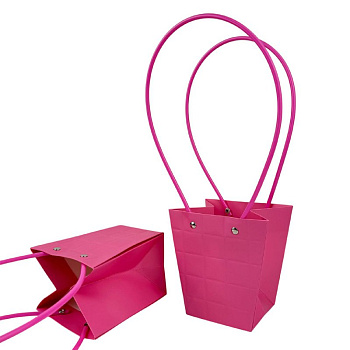 Плайм-пакет 12,5*12 см 10 шт.вафельные фуксия