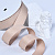1"(25mm)Polyester Suede Ribbon 835 лента из полиэстеровой замши 19 ярдов кофейная