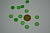 Пуговица 11 мм салатовые 50 шт