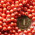 Бусины акрил глянцевые d=6 мм 100 г оранжевые 71