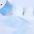 2"(50mm)Organza  Ribbon 3015 лента органза перламутровая 70 ярдов голубая