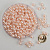 Бусины под жемчуг "Круг" d=8 мм 400 г бледно-розовые L12
