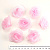 Основа заготовка из органзы роза 5 см розовая уп 100 шт  