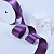 1 1/2"(38mm)Double Face Satin Ribbon 473 двухсторонняя сатиновая лента 10 ярдов фиолеовая