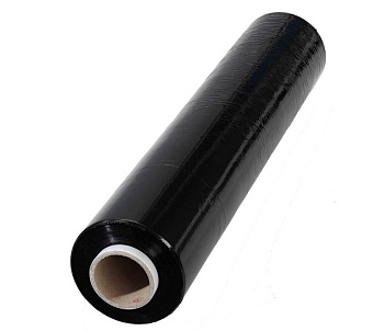 Упаковочная стретч-пленка 48 см 2,7кг черная 1 штука